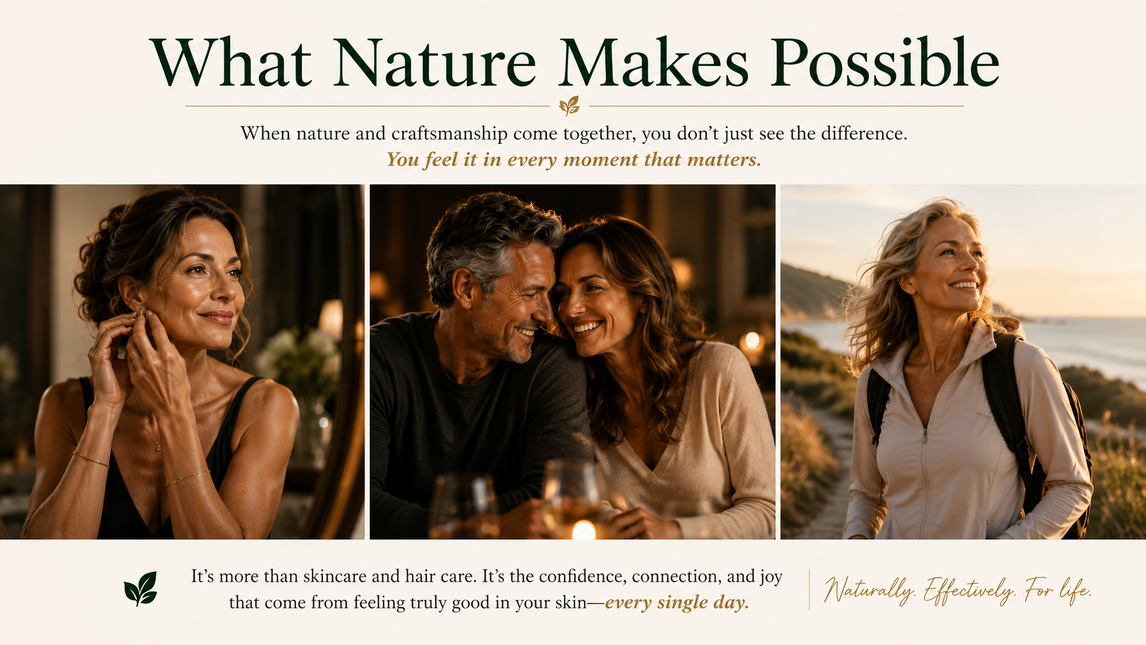 Skin and Body, You Don't Have to Choose Between Natural and Effective. We Do Both.