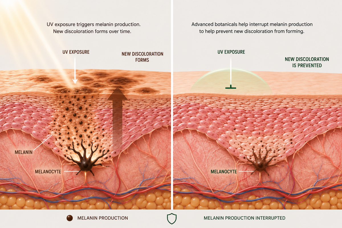 New Discoloration Is Prevented