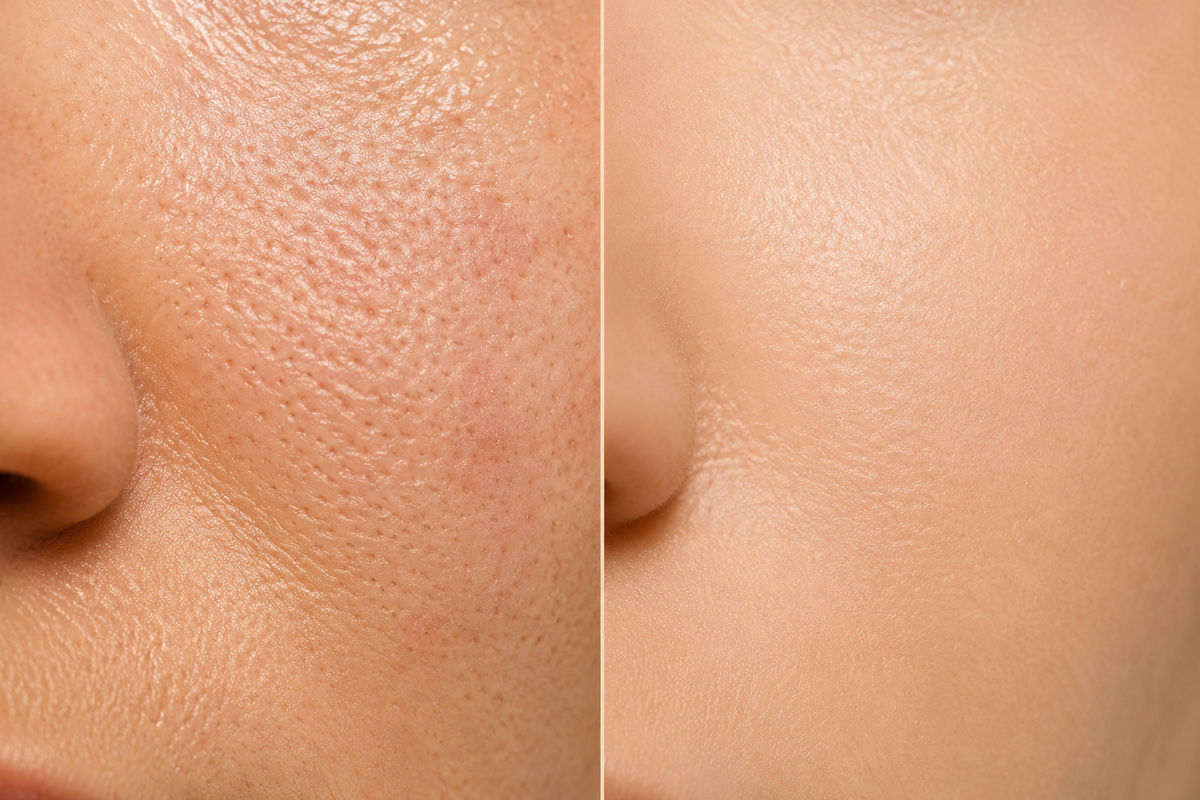 Pores Visibly Tighten & Refine