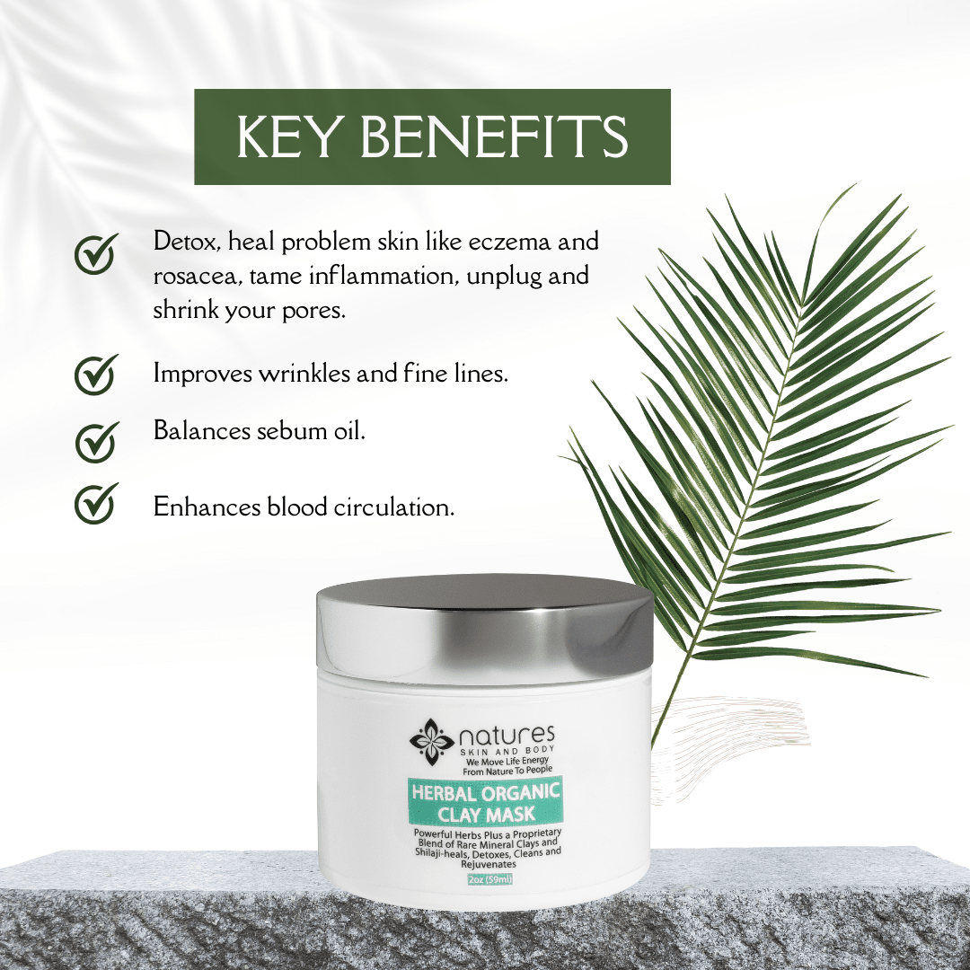 Clay Mask-A Detox Clay Mask That Is Much More Than A Pore Minimizer-It’s An Anti-Aging Masterpiece, That Transforms-Heals And Repairs, Giving You Beautiful Radiant, Smooth And Clear Skin.&nbsp;