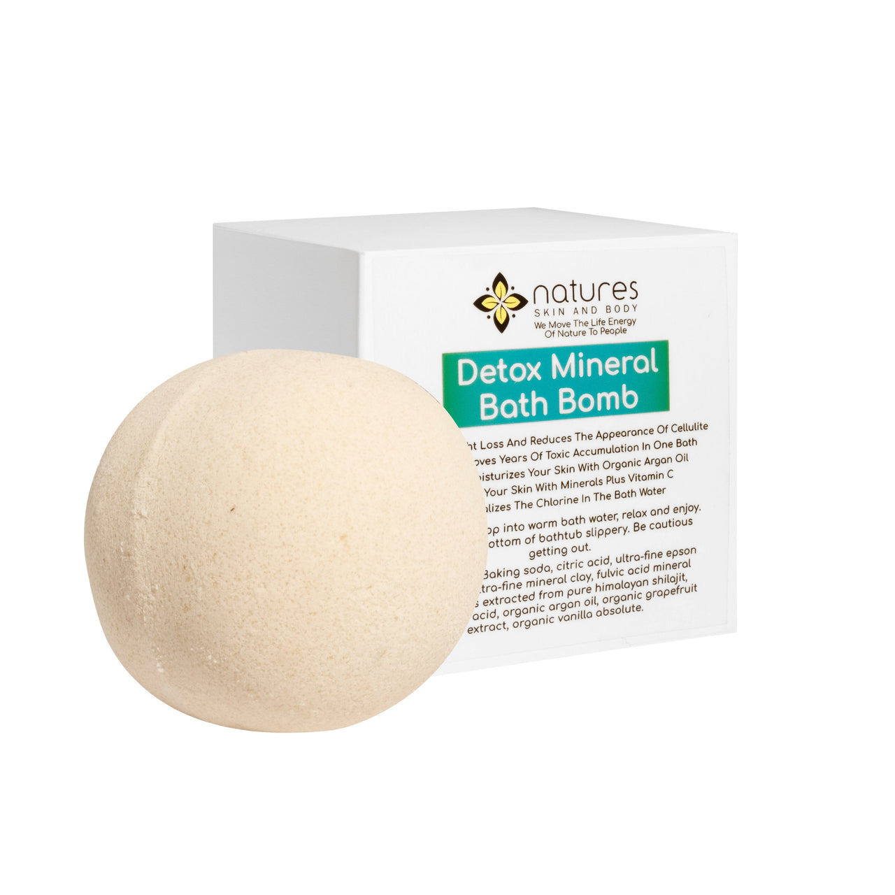 Detox Bath Bomb-In 30 minutes remove toxins, inches and reduce your stress similar to a 1 hour deep tissue massage