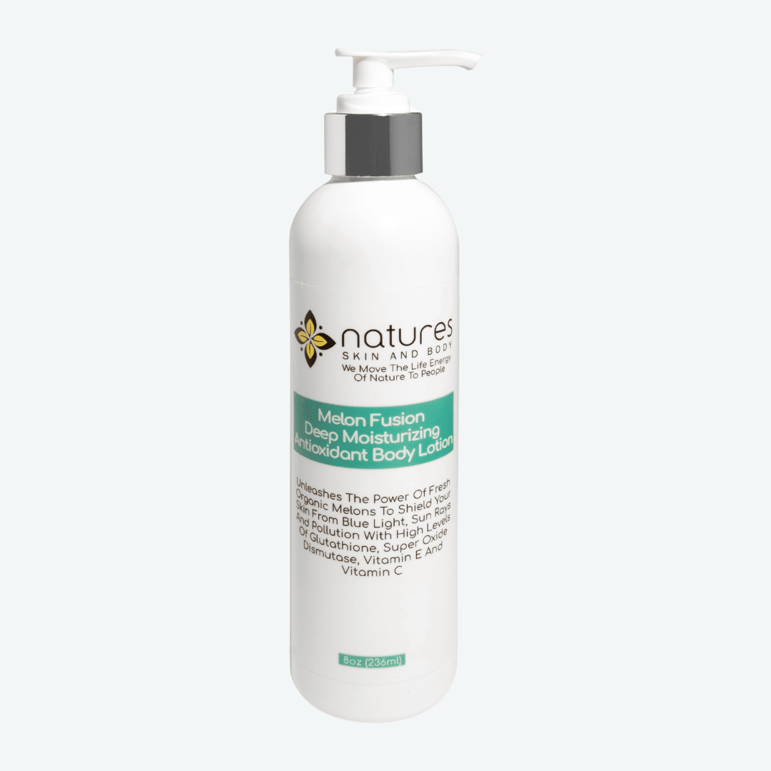 Melon Fusion Organic Body Lotion-Delivers All The Nutrients From Fresh Cantaloupe, Honey Dew And Watermelon Directly Into Your Skin. Provides Superior Antioxidant Protection.