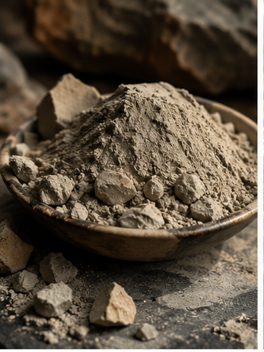 Mineral-rich clay