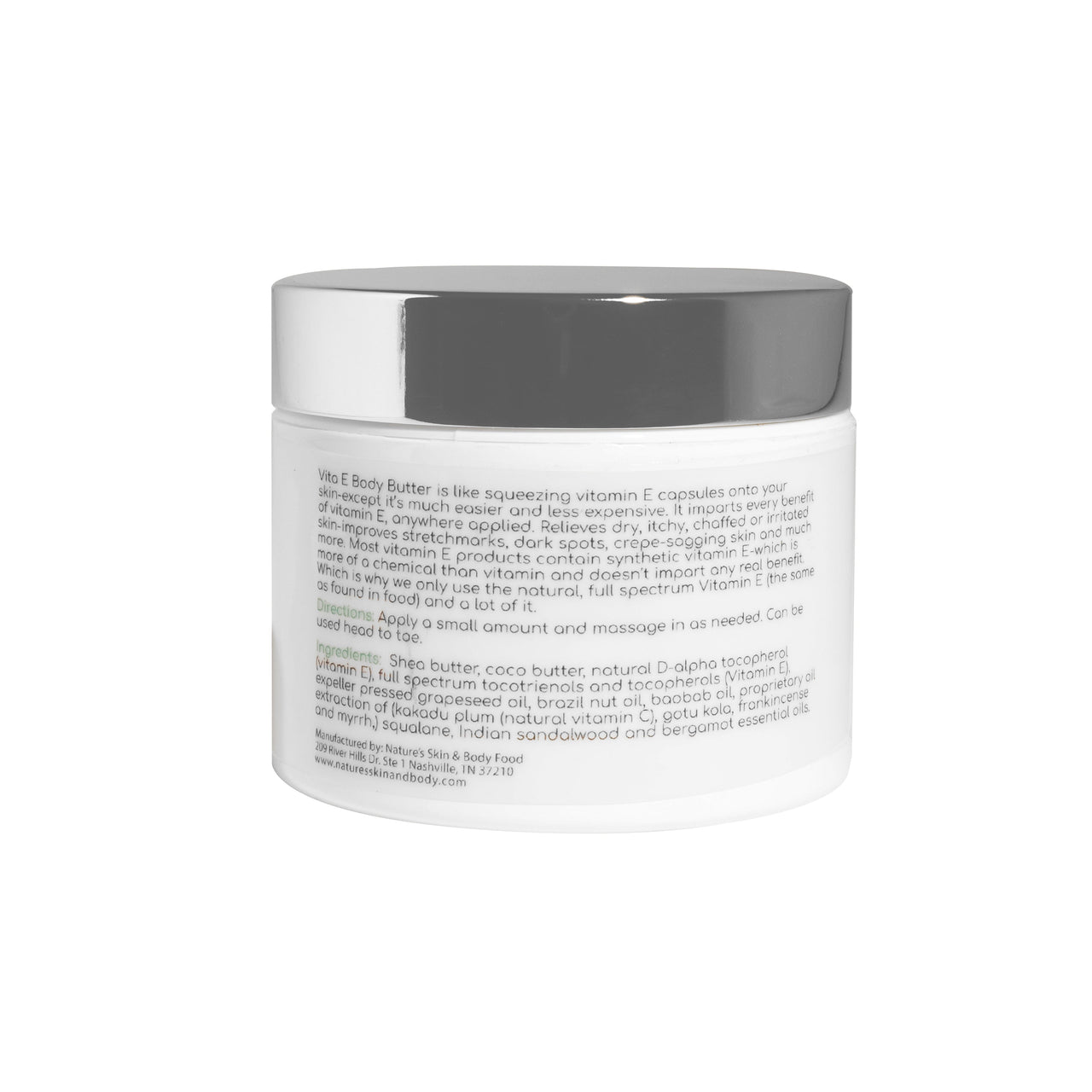 Vita E™-Intense Moisturizing, Megadose Vitamin E Body Butter-56,000 IU’S Full Spectrum Natural Vitamin E-Improves Stretchmarks, Scars, Dark Spots And More. Imparts every Benefit Of Vitamin E Anywhere Applied 2oz