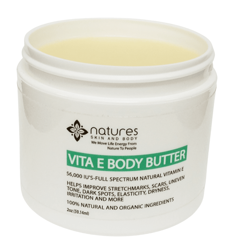 Vita E™-Intense Moisturizing, Megadose Vitamin E Body Butter-56,000 IU’S Full Spectrum Natural Vitamin E-Improves Stretchmarks, Scars, Dark Spots And More. Imparts every Benefit Of Vitamin E Anywhere Applied 2oz
