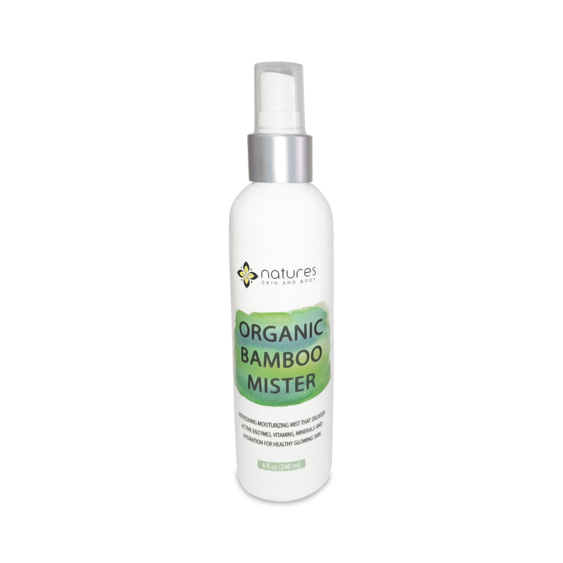 Nature’s Bamboo Toner-A hydrating Mist For Your Face Or Body That Gives You Healthy Glowing Skin. It Tightens Pores, Enhances Radiance, Adds Moisture And Delivers Healthy Anti-Aging Skin Nutrients