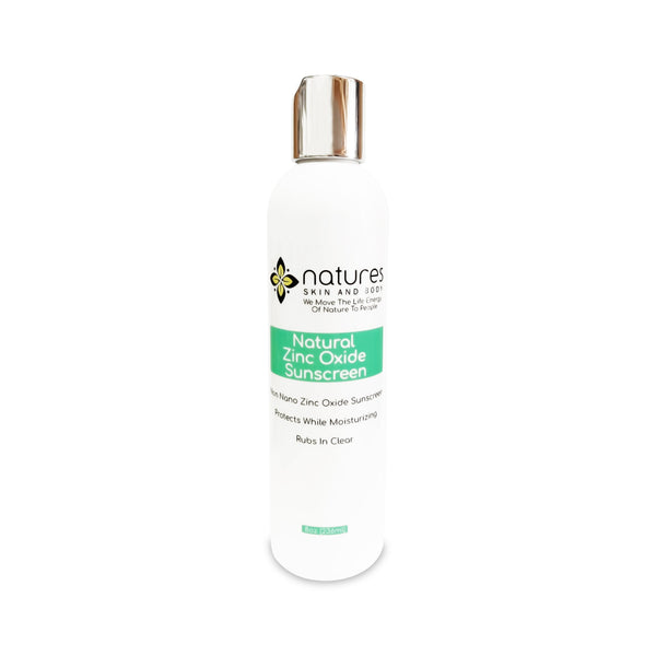 Natural Organic Sunscreen SPF 25 - A non-nano zinc oxide sunscreen that rubs in clear, no pasty residue and gives the skin a healthy boost of Vitamin D extracted by us from fresh mushrooms
